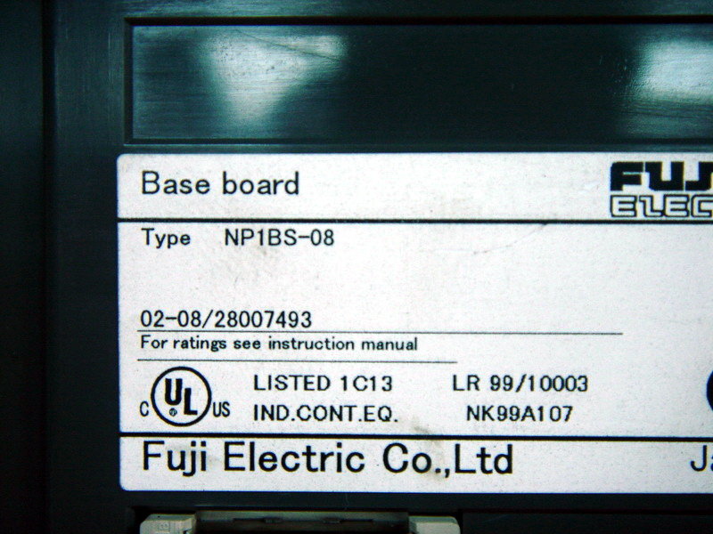 FUJI MICREX SX BASE BOARD NP1BS-08 - PLC DCS SERVO Control MOTOR